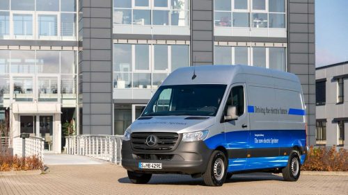 Un Mercedes Sprinter électrique en 2023
