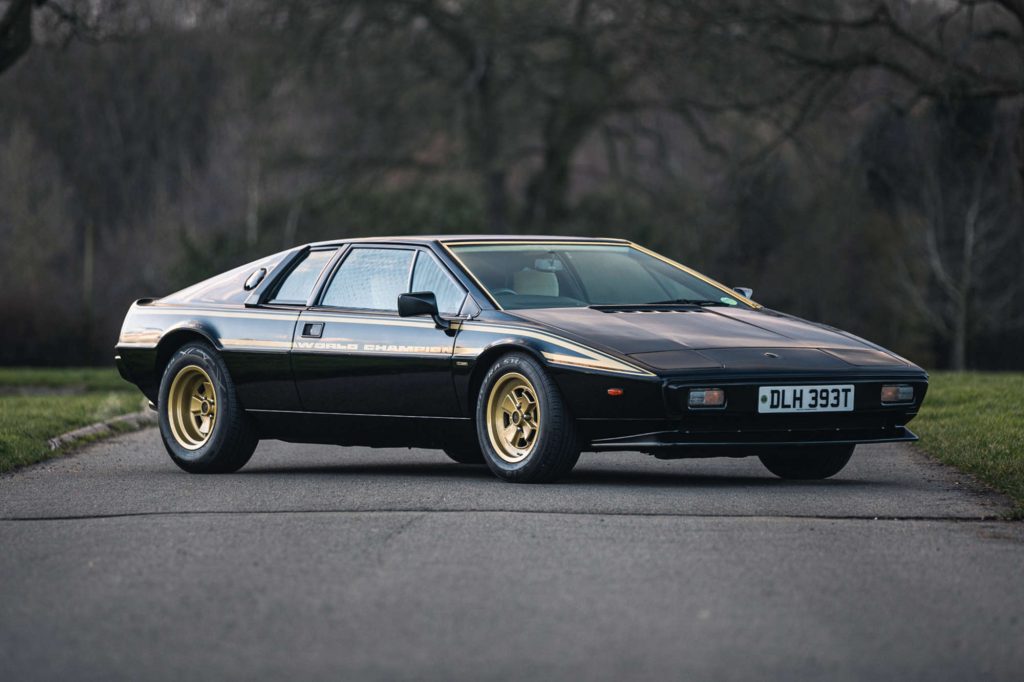 Un Lotus Esprit très spéciale à l’encan le 27 mars prochain