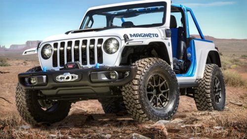 Jeep présente un Wrangler électrique