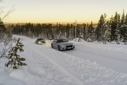 La nouvelle Mercedes SL aura 4 roues motrices