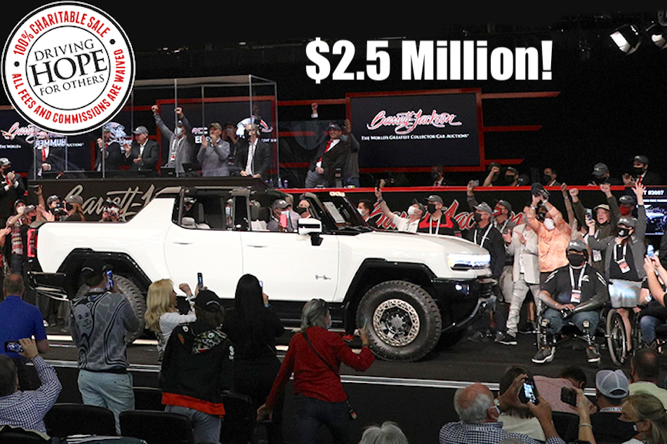 Le premier GMC Hummer électrique se vend 2,5 millions