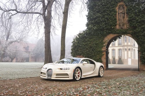 Une Bugatti Chiron habillée par Hermès