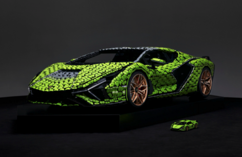 Une Lamborghini avec 400 000 blocs Lego