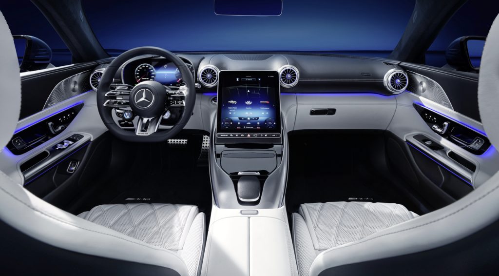 Voici l’intérieur de la nouvelle Mercedes SL