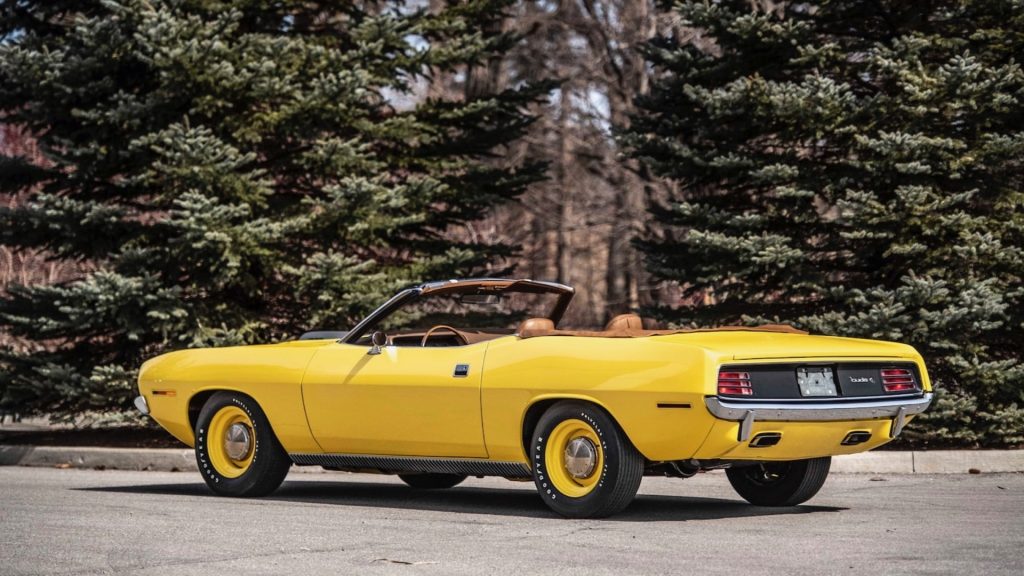 Une Hemi Cuda 1970 décapotable canadienne à l’encan