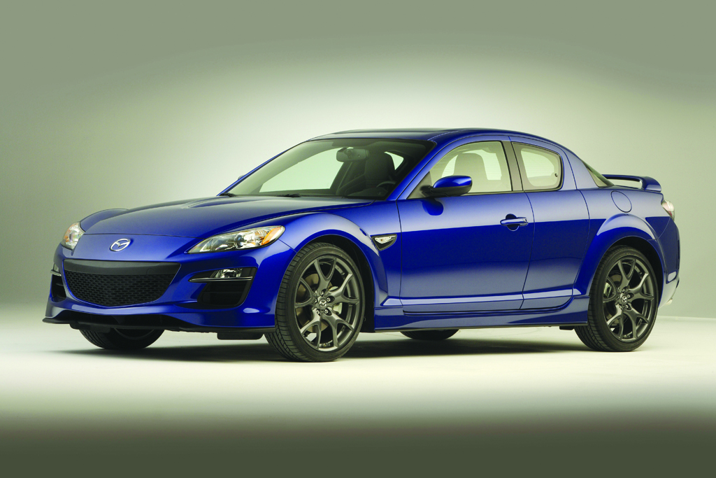 mazda rx 8 2009 bleu