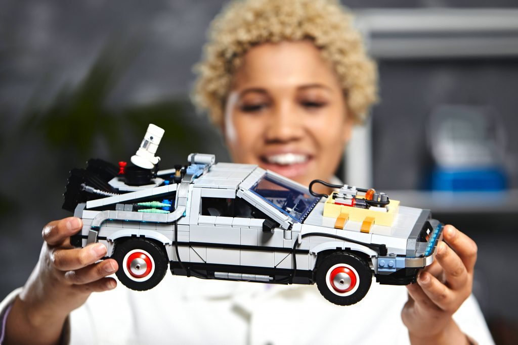 RETOUR VERS LE FUTUR Time Machine DeLorean Lego