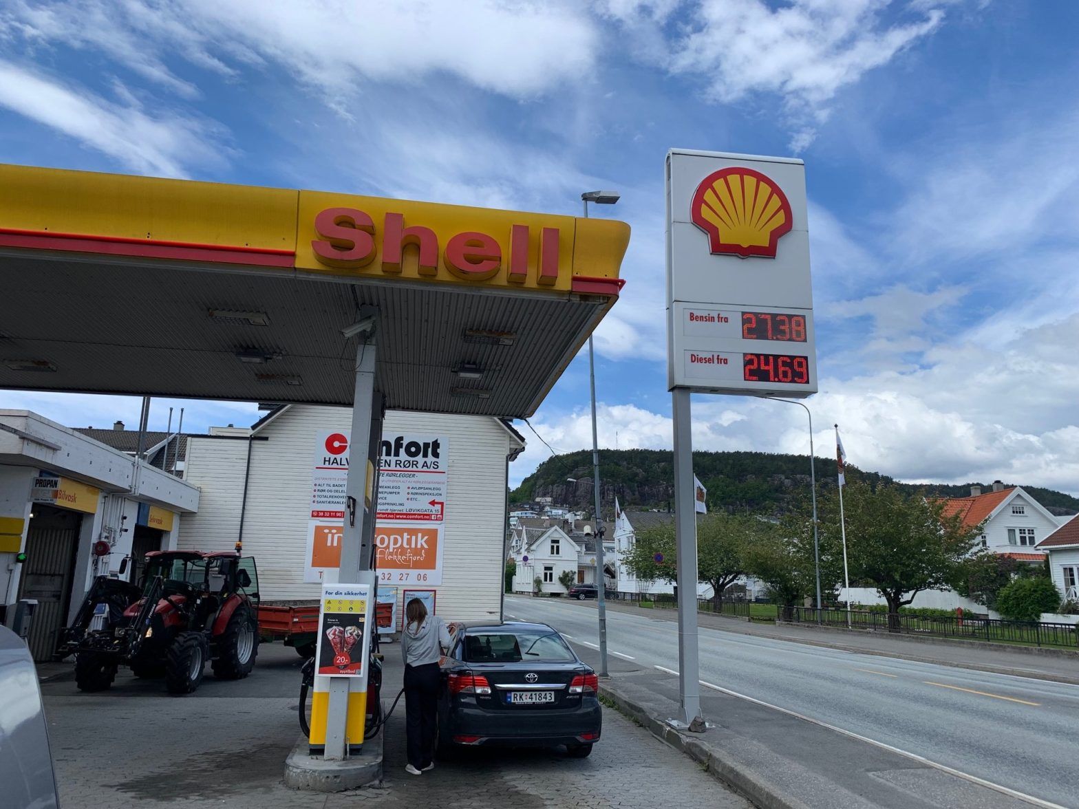 Près de 3,50 le litre d’essence en Norvège