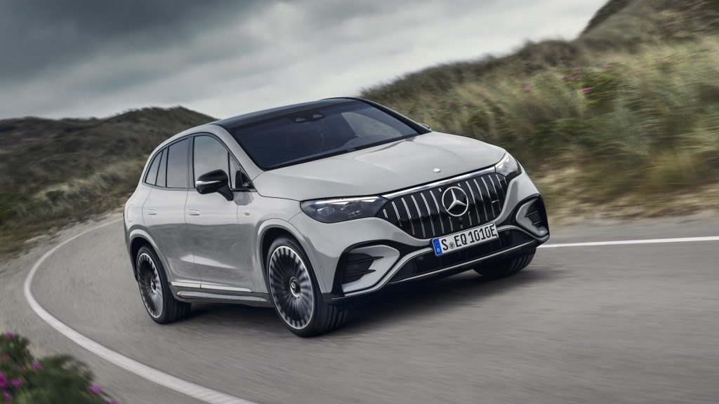 Un Mercedes EQE VUS en mars 2023