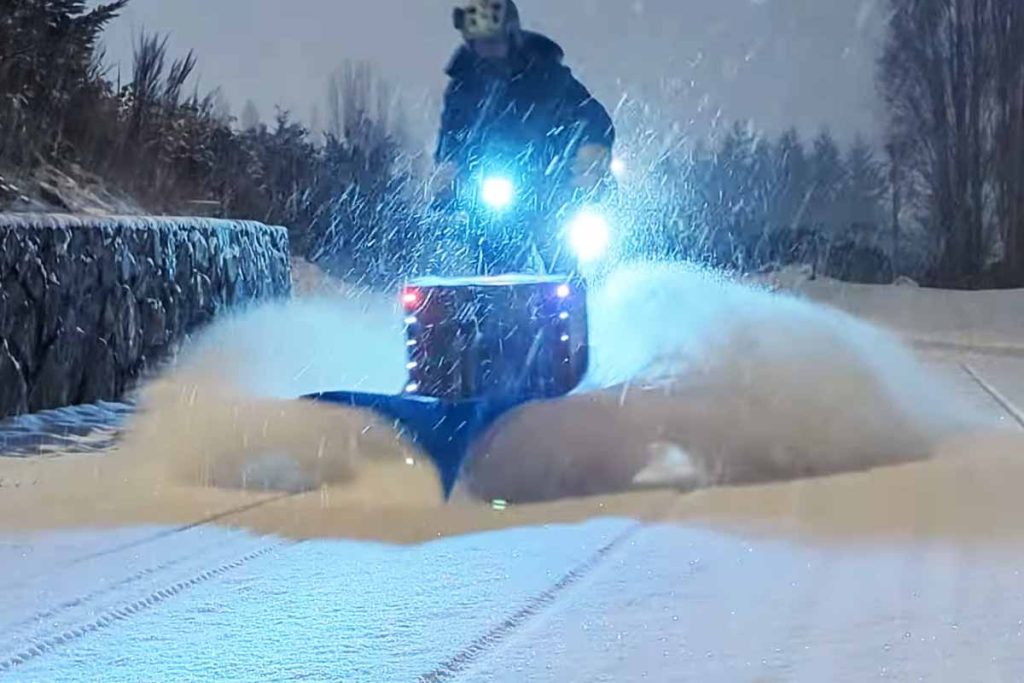 Une manière originale de traverser l’hiver à vélo