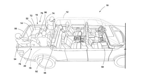 Ford demande un brevet pour les sièges pivotants du futur