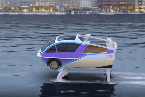 Poseidon Trident LS-1, le 3-roues électrique qui peut « glisser » sur l’eau