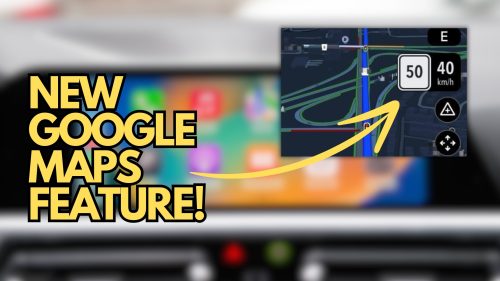 L’indicateur de vitesse arrive enfin sur Google Maps pour CarPlay