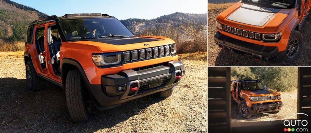 Nouvelles images du Jeep Recon EV 2026