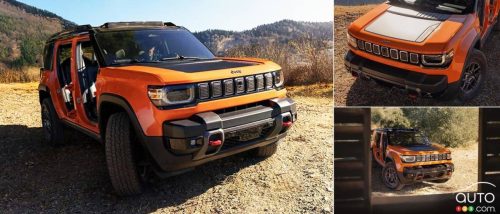 Nouvelles images du Jeep Recon EV 2026
