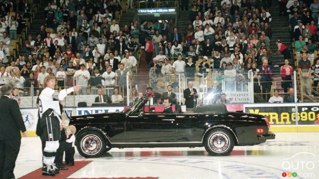 La Rolls-Royce décapotable de Wayne Gretzky mise en vente