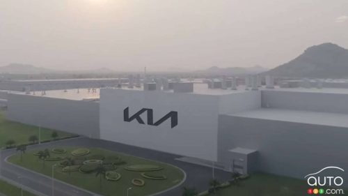 Vol de 900 moteurs à une usine de Kia