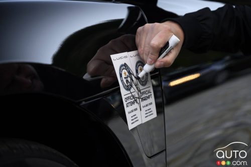 Lucid établit un record de kilomètres avec une seule charge