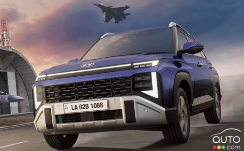 Le nouveau Hyundai Venue dévoilé en Inde.