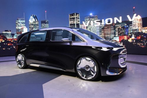 Mercedes-Benz Vision V : un pari lumineux