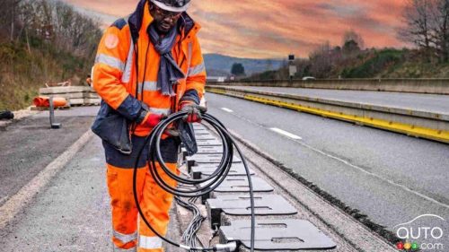 Une autoroute qui recharge votre VÉ en France