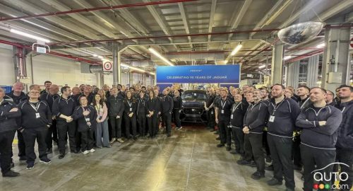 Le dernier F-Pace de Jaguar a quitté la chaîne de montage