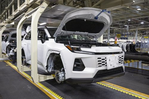 Baisse de production de 10 % des usines automobiles canadienne en 2025.