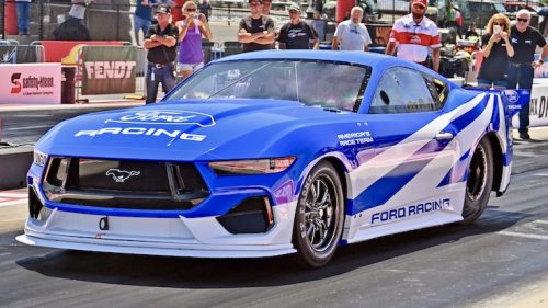 Une Mustang électrique qui abat le quart de mille en 6,81 sec