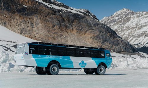 Visitez les glaciers de l&rsquo;Alberta en autobus électrique