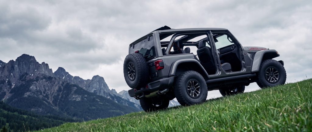 Un Jeep Wrangler 392  Rocky Mountain unique au Canada.