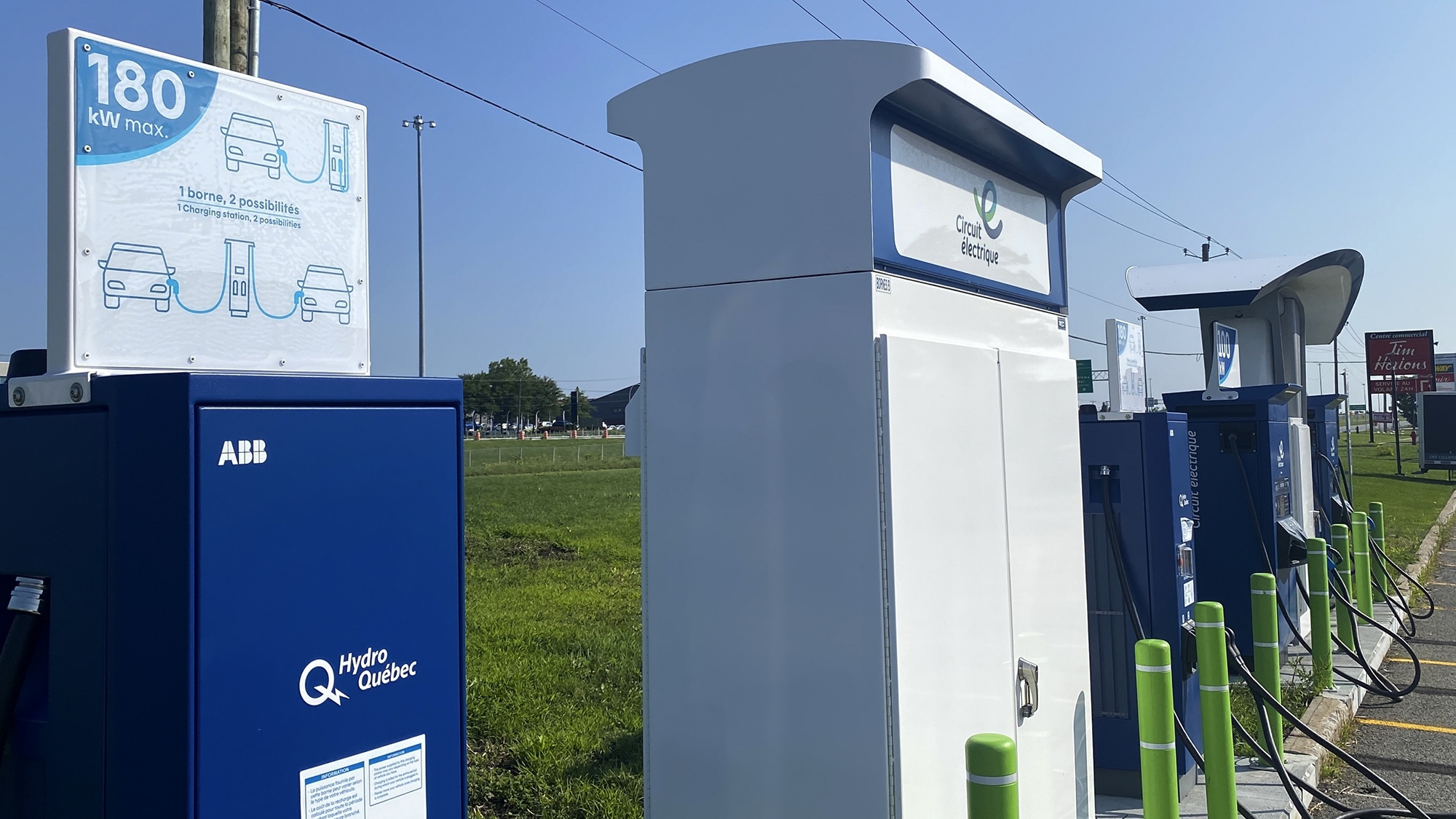 Les bornes de recharge rapide peu utilisées au Canada