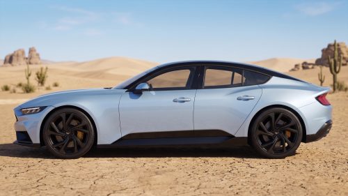 Ford prépare une Mustang 4 portes avec un V8 hybride