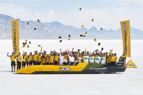 Le bolide JCB Hydromax à hydrogène atteint la vitesse record de 653,91 km/h