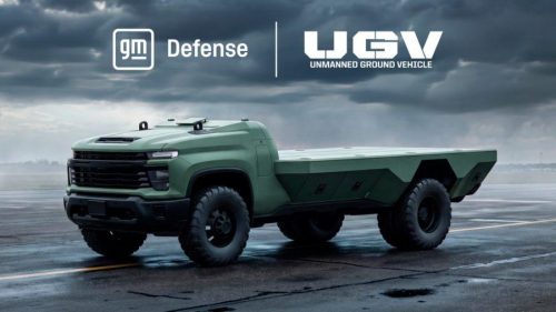 GM  dévoile un Silverado militaire sans conducteur